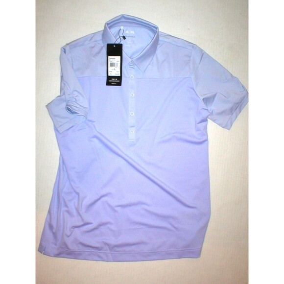 NWT $120 New Adidas Golf Polo 2 Top Small Womens Purple Tennis Lot Silver S Tops - Picture 2 of 11